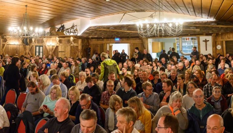Volles Haus in Rott.