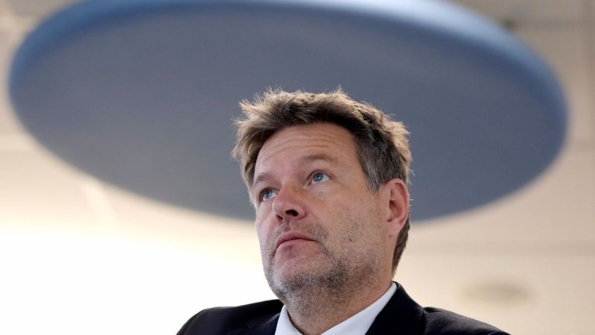 Gr&uuml;nen-Politiker und Bundeswirtschaftsminister Robert Habeck. Foto: Sebastian Willnow/dpa